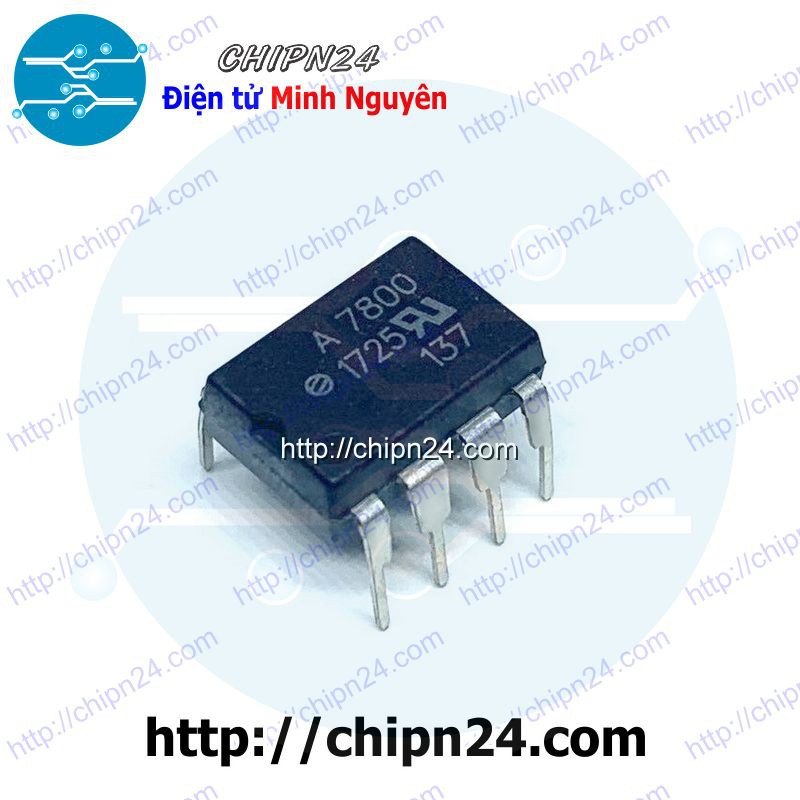 [1 CON] IC A7800 DIP-8 Đen (HCPL-7800 A7800)