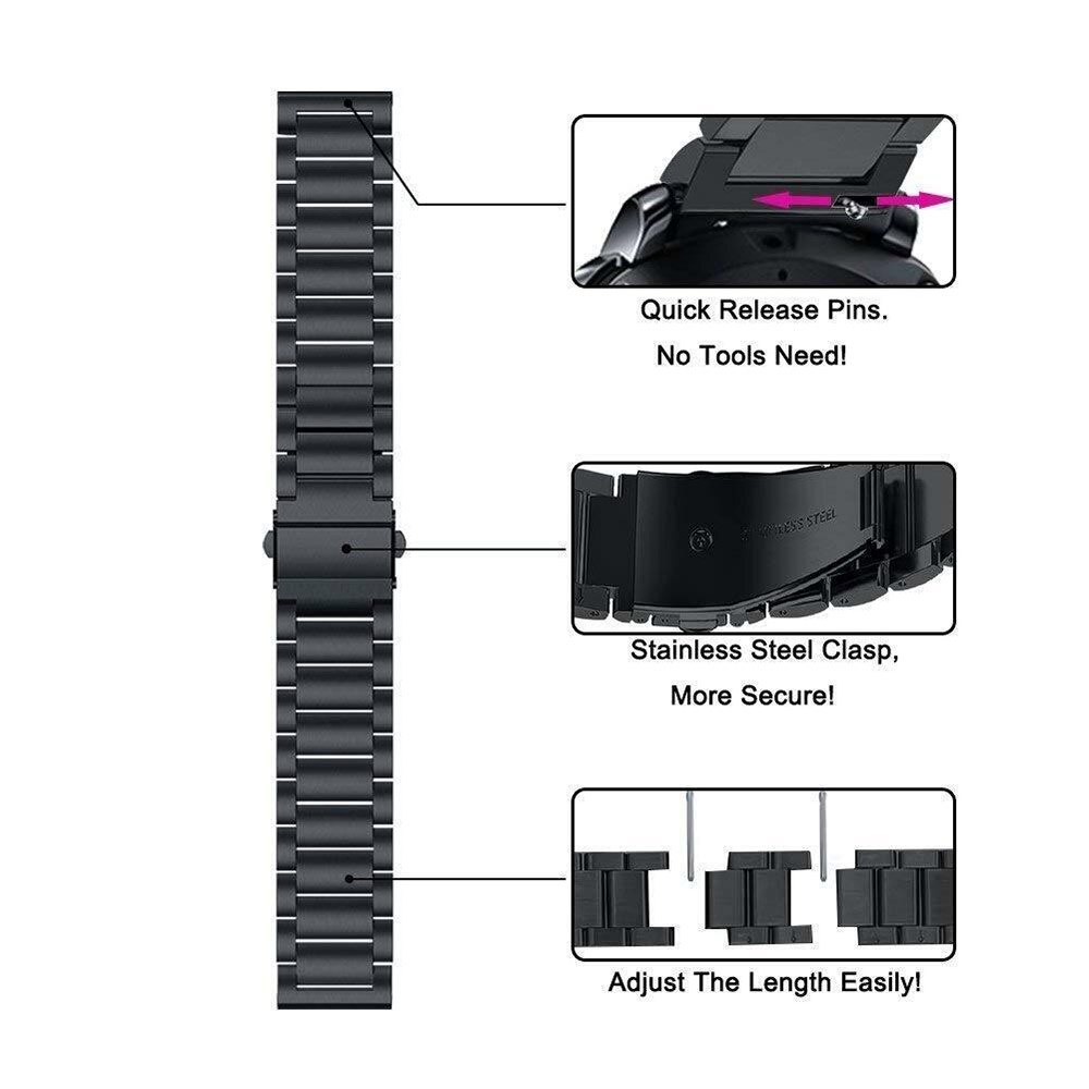 Dây đeo đồng hồ bằng thép không gỉ 22mm cho Huawei Watch 3 / GT 2 46mm GT2 Pro 2e
