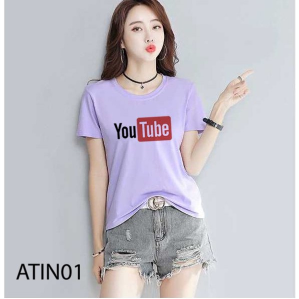 HOT - Áo in nhiệt YOUTUBE đủ màu đủ size