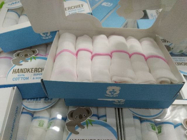 KHĂN SỮA MIPBI Hộp 6 chiếc