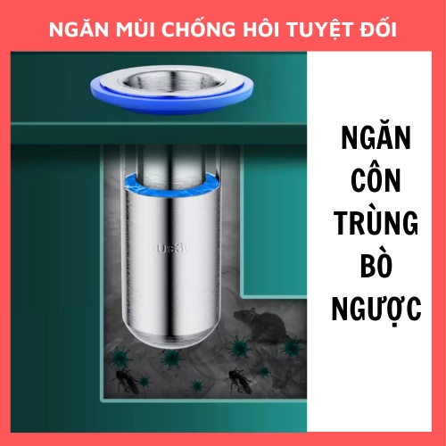 [INOX304 NGĂN MÙI THOÁT NƯỚC NHANH]Lõi ngăn mùi thoát sàn tốt nhất thị trường Ngăn mùi hôi cống nhà vệ sinh