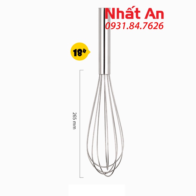 Dụng cụ đánh trứng inox cầm tay/ Whisk/ Phới đánh trứng