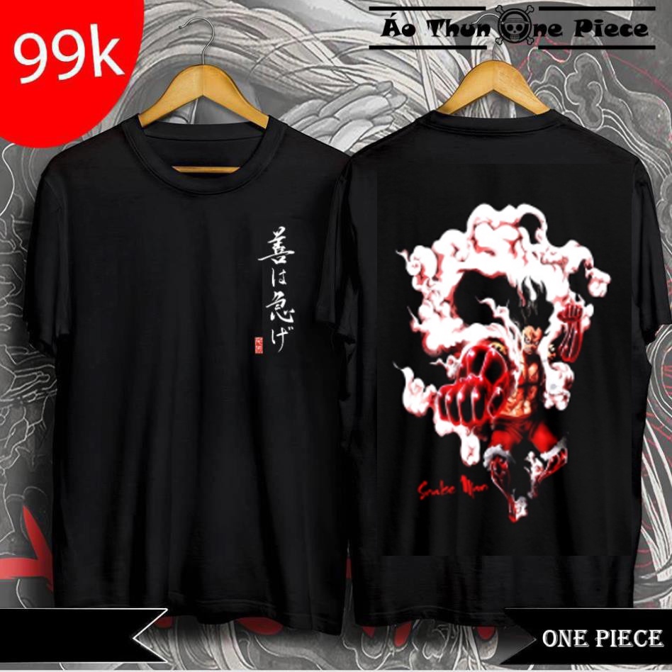 THANH LÝ Áo thun One Piece Luffy Mũ Rơm Đảo Hải Tăc Luffy Law Kid Super Siêu Tân Tinh cực chất giá rẻ