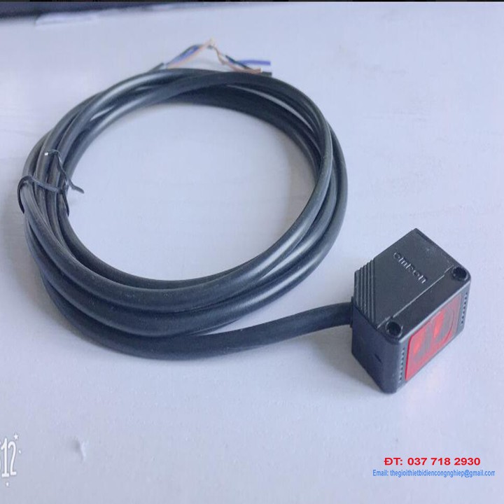 Cảm Biến Quang Omron E3Z-D61 12VDC-24VDC NPN, E3Z-D61 Omron chính hãng, Cảm biến quang thu phát chung