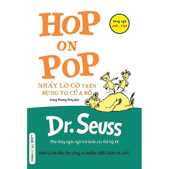 Sách - Dr. Seuss - Nhảy Lò Cò Trên Bụng To Của Bố (Song Ngữ Anh - Ngữ)