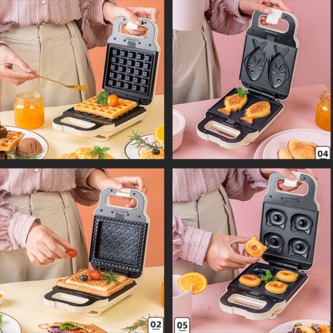 Máy làm bánh cá 2 con chính hãng Torsom