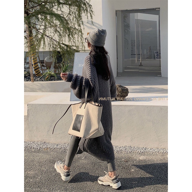 Áo cardigan  len dài