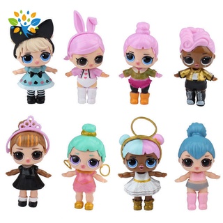 Lol surprise set 8 búp bê lol 7 lớp bằng nhựa dành cho trẻ em