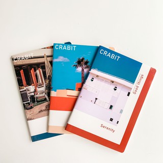 Combo vở kẻ ngang Crabit Serenity Phong cảnh 120 trang