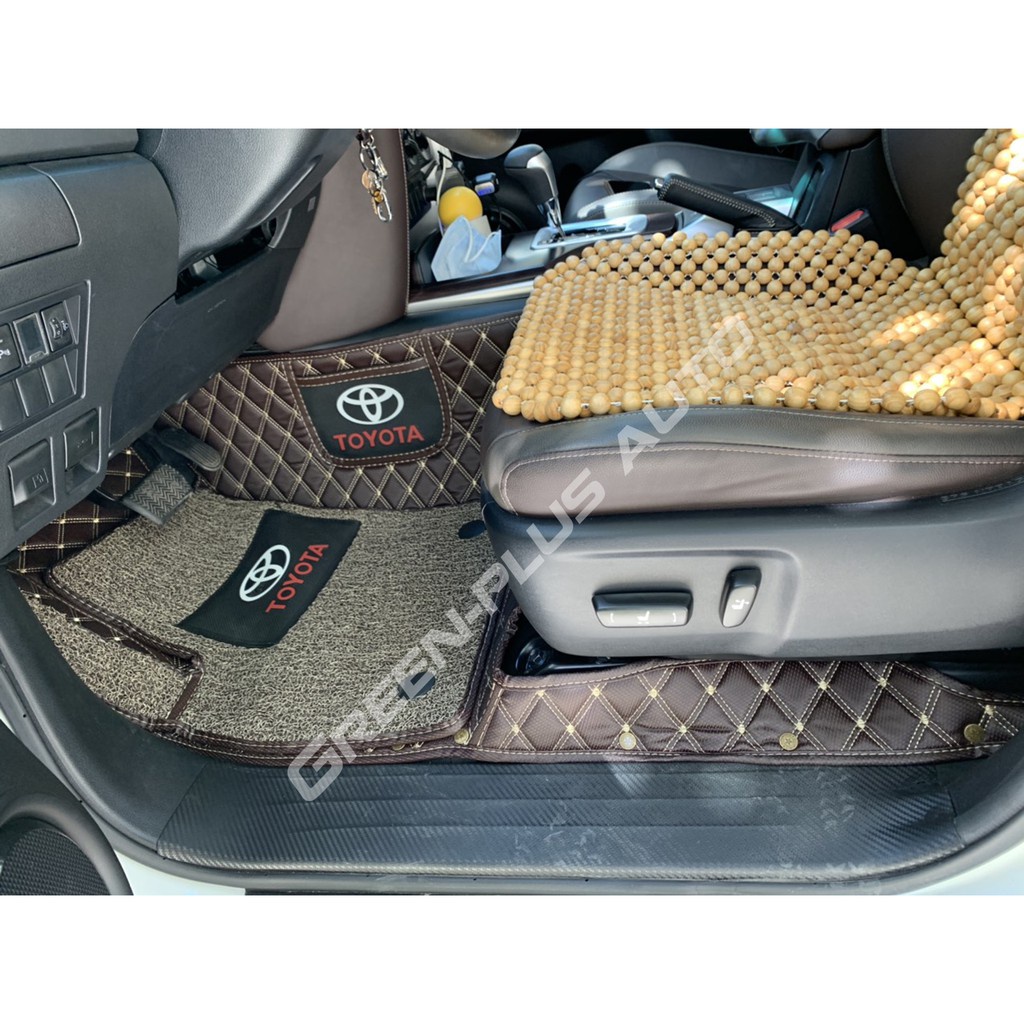 Thảm lót sàn ô tô 6D Toyota Fortuner  chống nước, không mùi, phủ kín 90% sàn xe