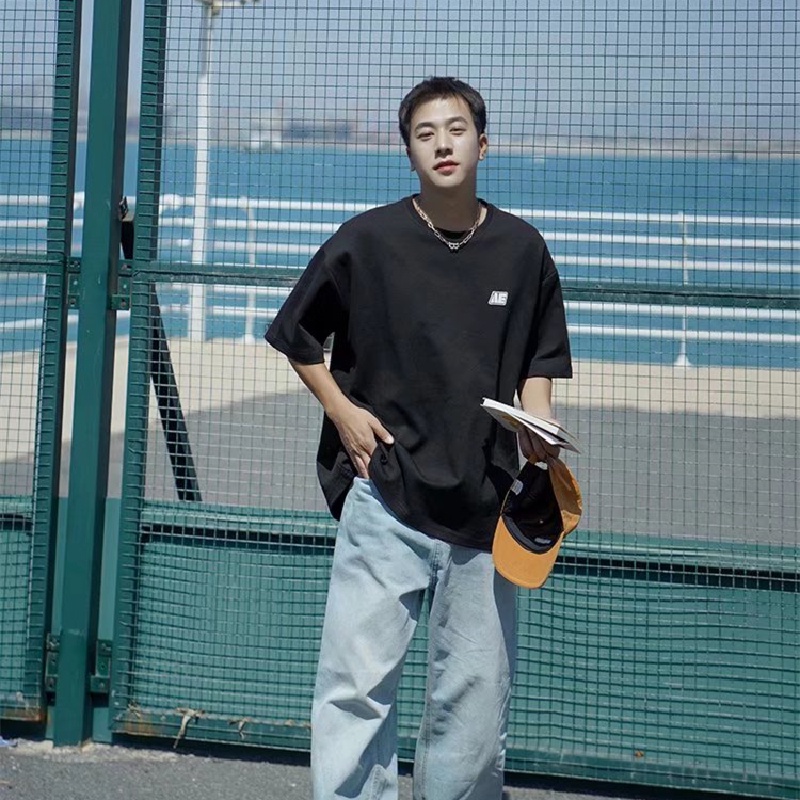 Áo Thun Tay Ngắn Dáng Rộng In Chữ Thời Trang Mùa Hè Cho Nam Size M-5XL