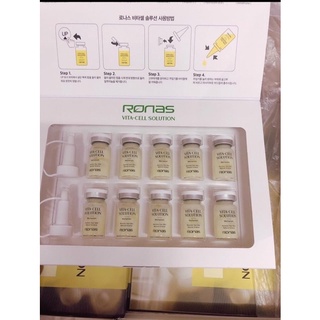 Date 11/2025 Tế bào gốc Ronas Vita Cell Solution Ampoule 로나스 비타 셀 솔루션 줄기세포 앰플