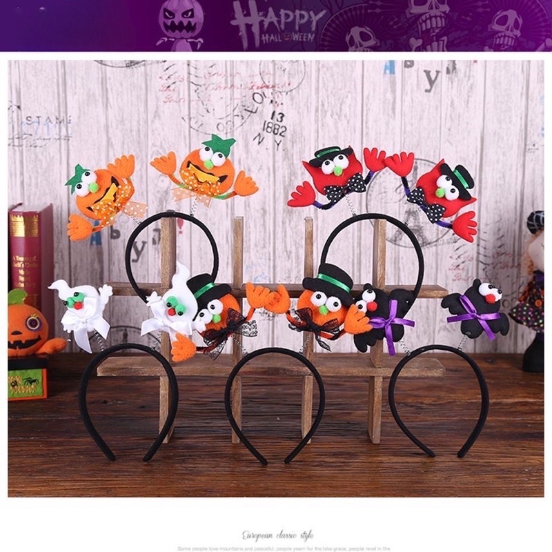 Băng Đô, bờm tóc Phát Sáng Halloween