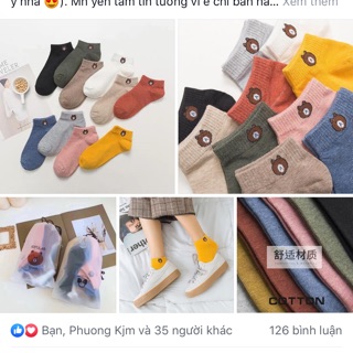 Tất gấu brown
