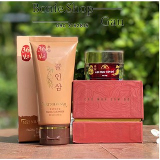 [𝐜𝐡𝐢́𝐧𝐡 𝐡𝐚̃𝐧𝐠 𝟏𝟎𝟎%] Combo Sữa rửa mặt va cao mụn sâm đỏ