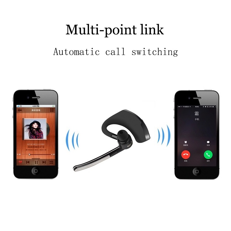 Tai nghe không dây V8 rtSpo Blutooth Có Micro Cho Điện Thoại iPhone Samsung Huawei