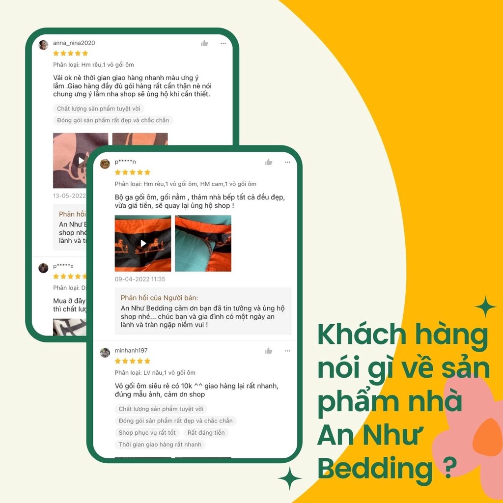 Vỏ gối ôm, bao gối ôm 35x100cm cotton poly thương hiệu An Như