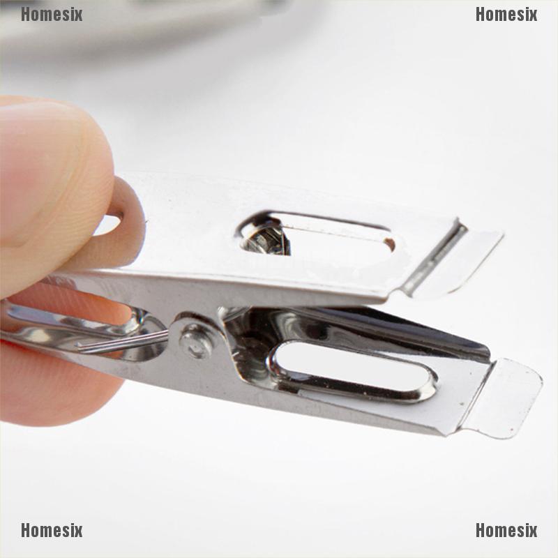 [zHMSI] 20Pcs Stainless Steel  Clothes Pegs Laundry Metal Clamps Metal Hanging Pins Clips TYU