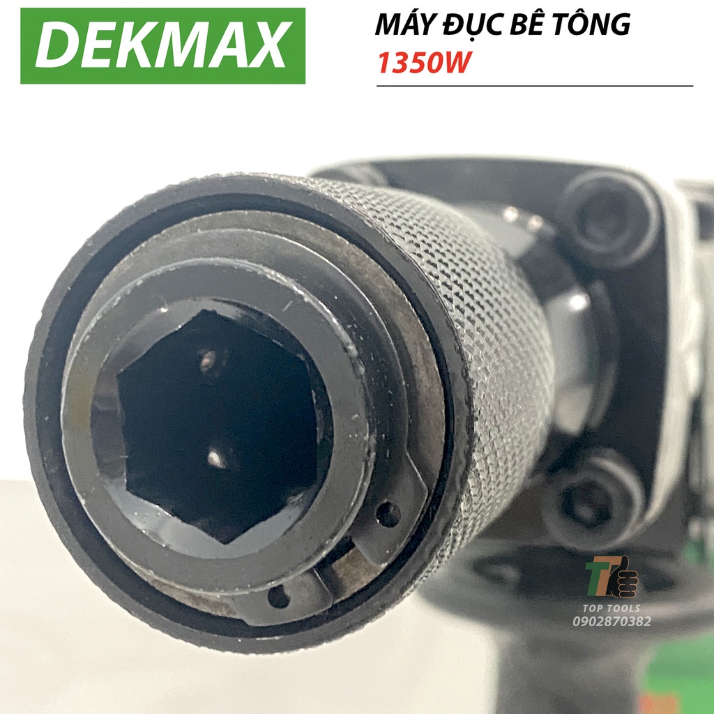 Máy đục bê tông, Máy đục bê tông Dekmaxx, 1350W, tặng 2 mũi khoan bê tông cao cấp