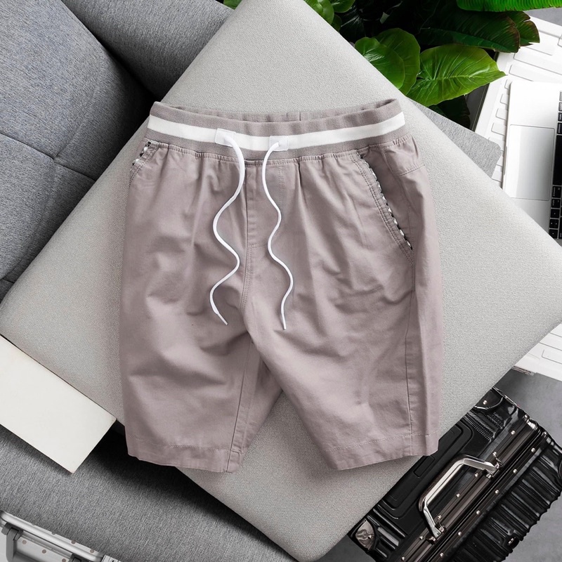Quần short nam kaki lưng thun LD12