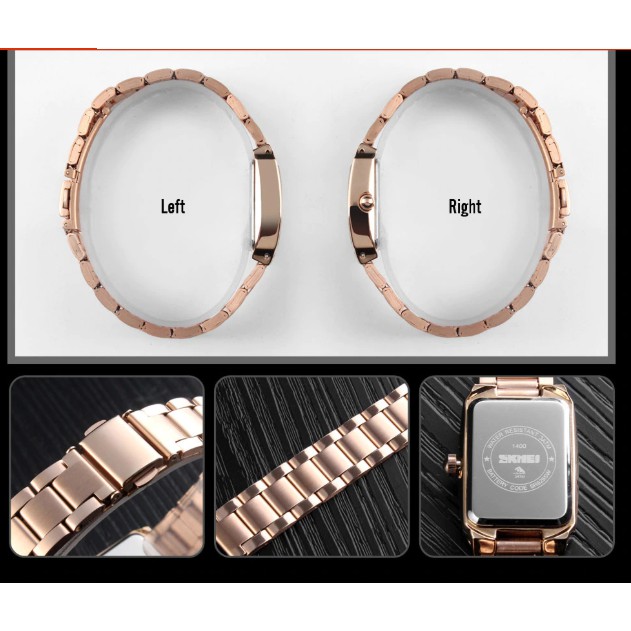 Đồng hồ nữ dây thép cao cấp Skmei 1400 | BigBuy360 - bigbuy360.vn