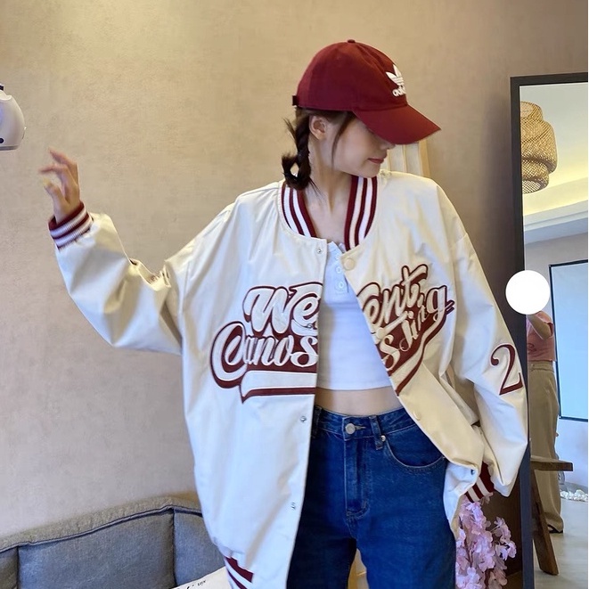 Áo khoác nam bomber nam nữ Went dáng varsity vải nỉ cotton 2 lớp phong cách ulzzang MB017