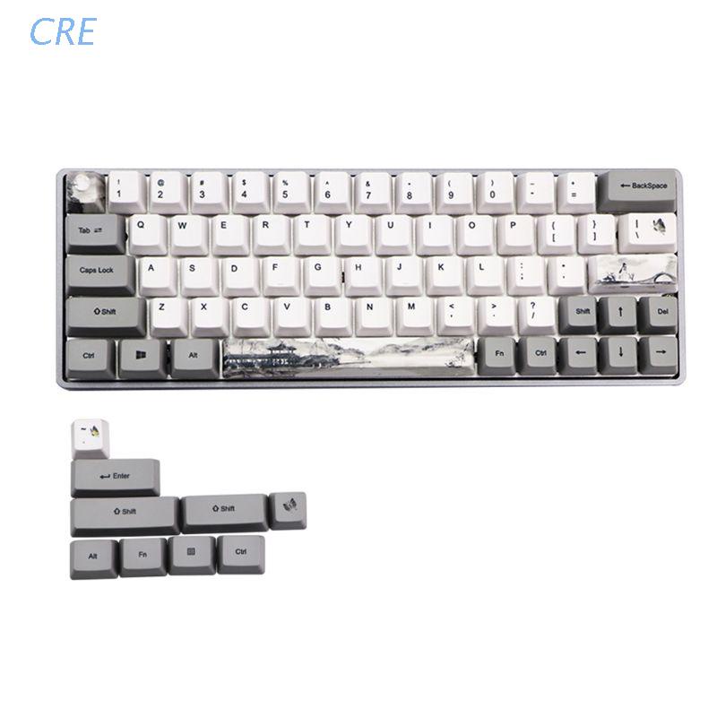 Nút Bàn Phím Cơ Pbt Oem In Hình Dễ Thương Cho Gh60 Gk61 Gk64