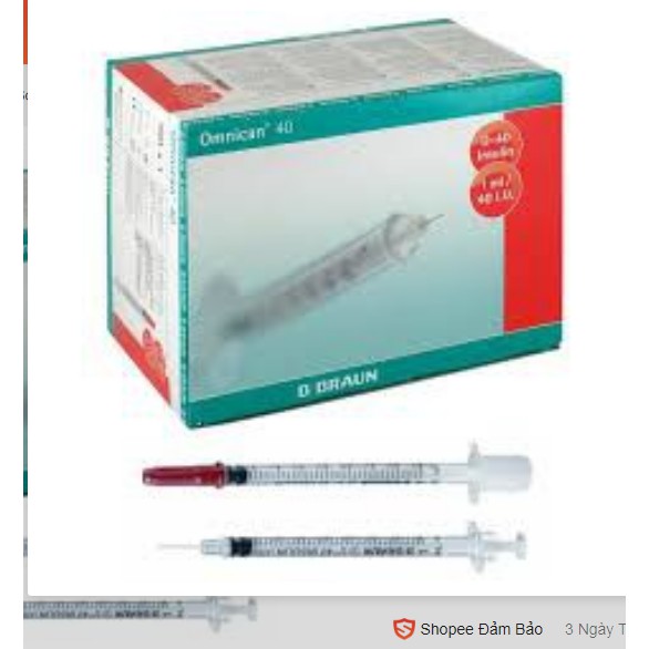Bơm tiêm OMICAN 40IU