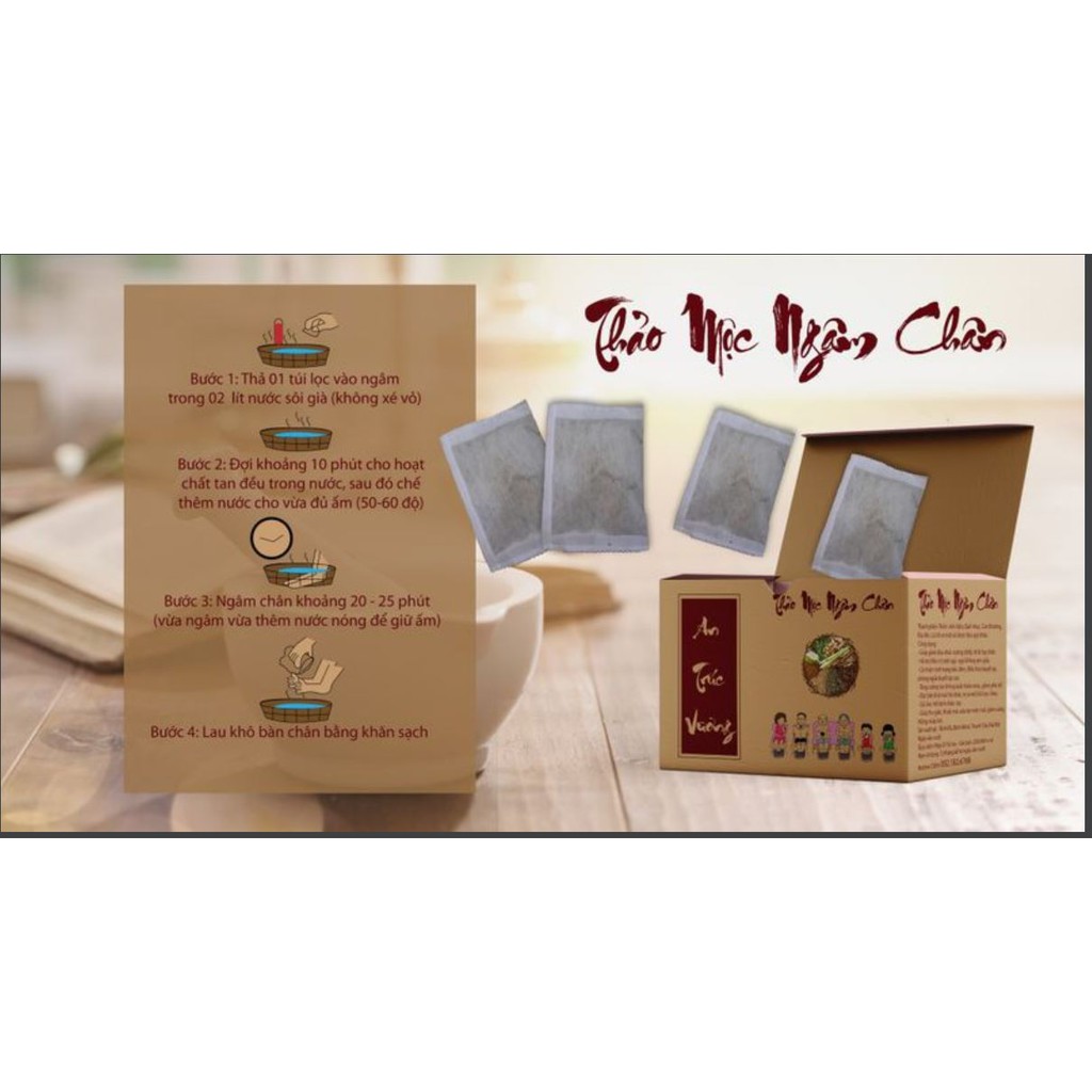 Thảo Dược Ngâm Chân Đông Y AN TRÚC VƯƠNG - Hộp 20 gói | BigBuy360 - bigbuy360.vn