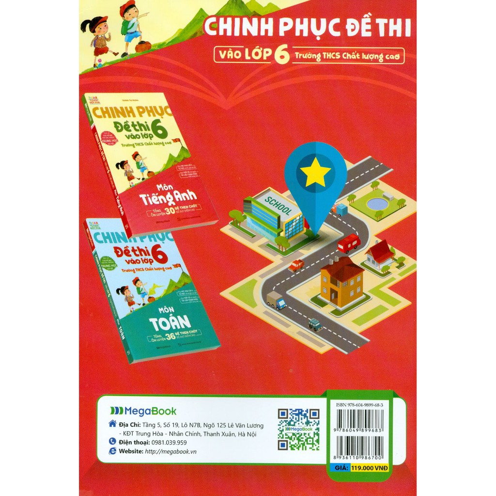 Sách - Chinh Phục Đề Thi Vào Lớp 6 Trường Thcs Chất Lượng Cao Môn Tiếng Anh