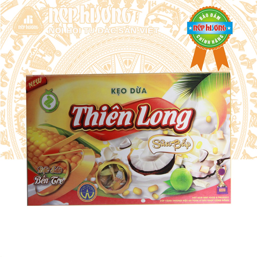 Kẹo dừa sữa bắp - Thiên Long – 350 g - đặc sản Bến Tre