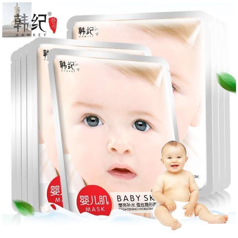 Hộp 10 Miếng Mặt Nạ Dưỡng Da BABY SKIN