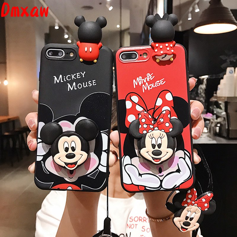 DORAEMON MINNIE ốp lưng samsung In Hình Các Nhân Vật Hoạt Hình Đáng Yêu Cho Samsung Galaxy Note 10 Plus 9 A71 A20S A10S