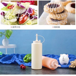 Chai nhựa nhỏ giọt làm trân châu, kẹo dẻo 350 ml