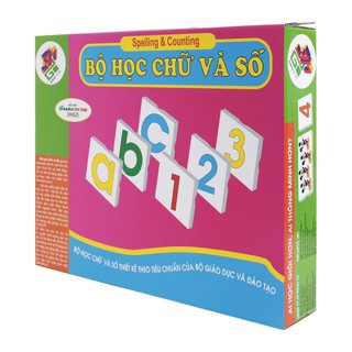 Bộ Giáo Cụ Chữ Và Số Theo Tiêu Chuẩn Bộ Giáo Dục và Đào Tạo CHo Trẻ Mầm Non Và Tiểu Học