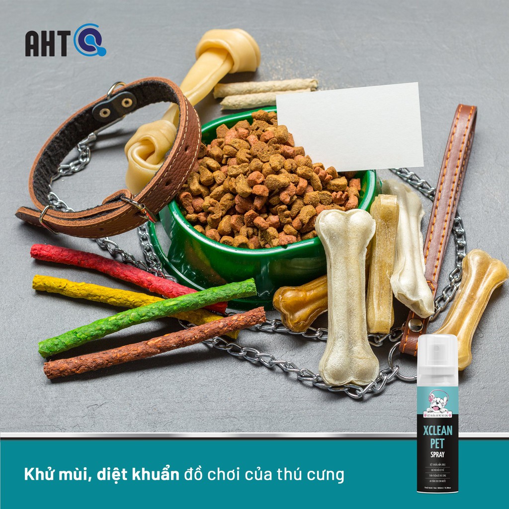 [COMBO 2 CHAI CHĂM SÓC THÚ CƯNG +1 CHAI XỊT Ô TÔ] KHỬ MÙI THÚ CƯNG CHÓ MÈO-KHỬ MÙI XE HƠI Ô TÔ-NANO BẠC AHT CORP (AHTC)