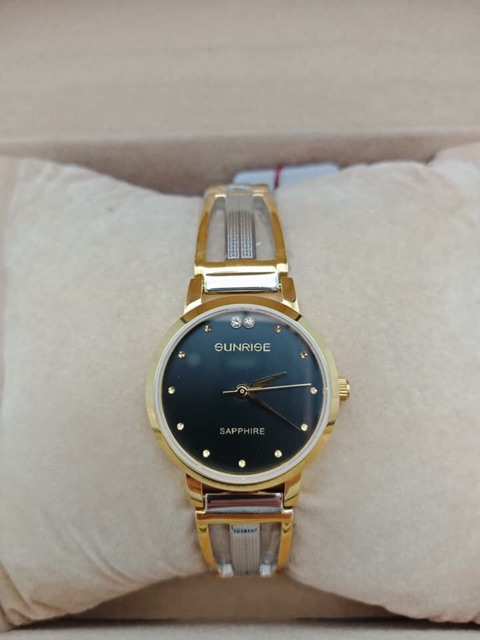 Đồng hồ Sunrise nữ mặt đen thần thoại ảnh thật | BigBuy360 - bigbuy360.vn