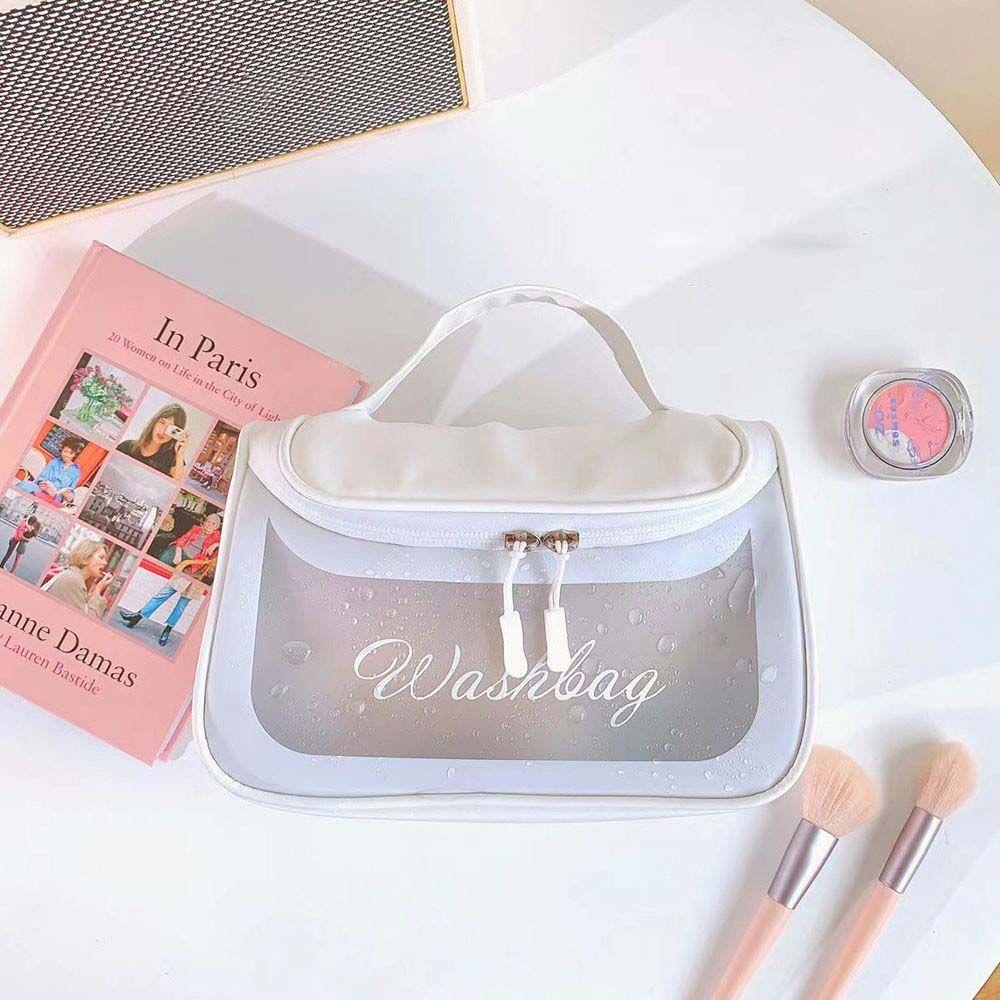 OCEANMAP Túi Đựng Mỹ Phẩm Trong Suốt Chống Thấm Nước Cỡ Lớn Tiện Lợi Khi Đi Du Lịch