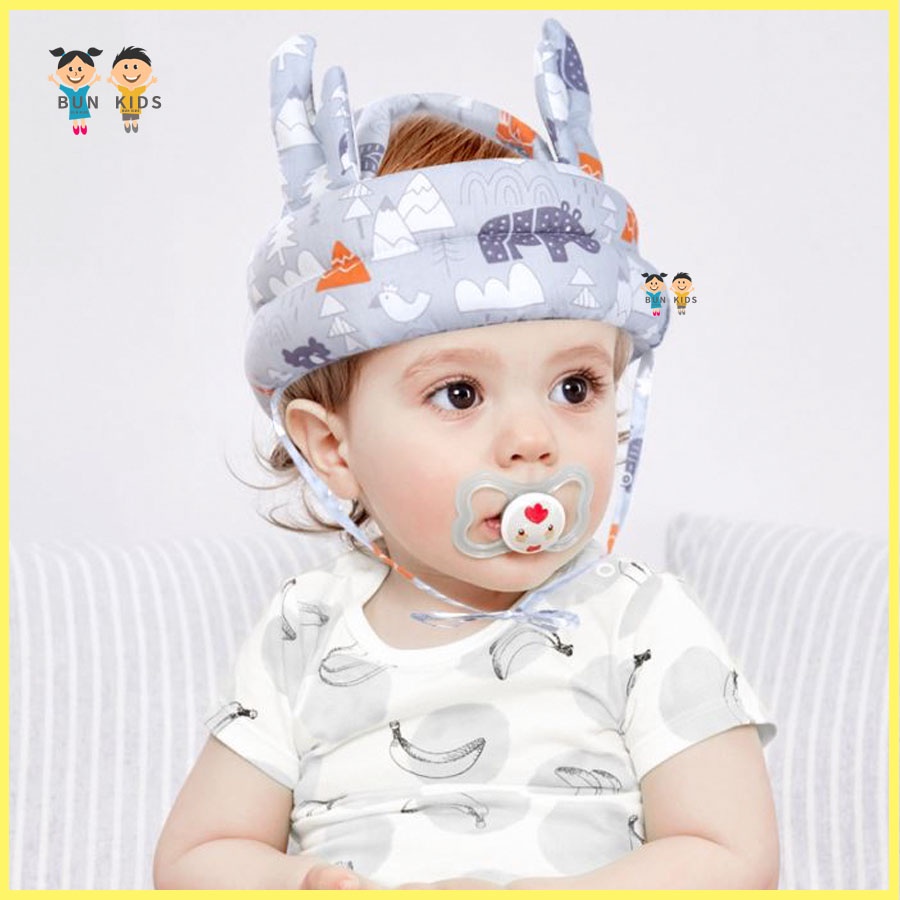 Mũ bảo hiểm chống va đập cho bé - Có tai đáng yêu &lt;&lt; kèm ảnh thật&gt;&gt;