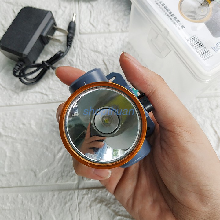 Đèn pin đội đầu LZW-198 siêu sáng - pin sạc, bóng LED