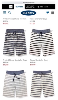 Quần short lửng Old Navy xuất chuẩn