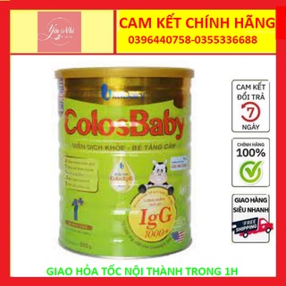 [CÓ MÃ MUỖNG ĐỔI QUÀ] Sữa Colosbaby Gold 1000IgG 1+ LON 800G date 2024