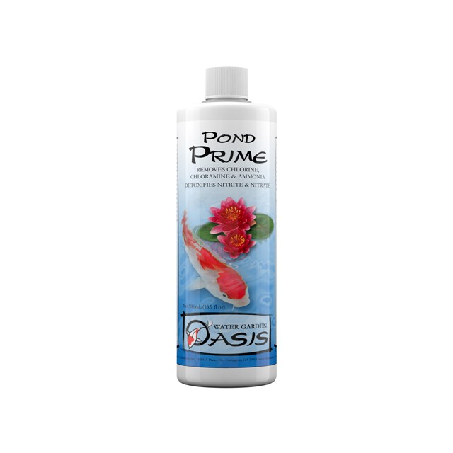 Dung dịch đậm đặc Prime Pond để khử độc và xử lý clo cho nước hồ cá cảnh của Mỹ