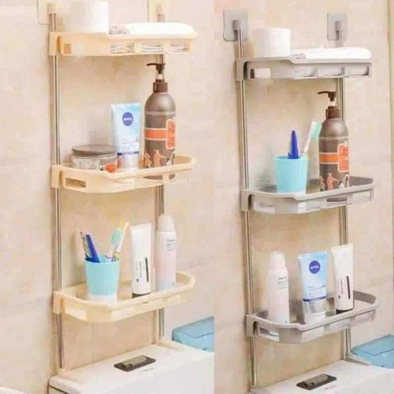 KỆ 3 TẦNG ĐỰNG ĐỒ SAU TOILET