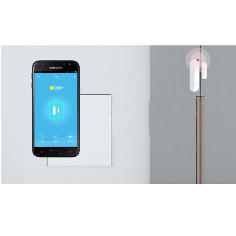 WIFI Door Magnetic Cảm Biến Cửa Điều Khiển qua các ứng dụng App hiện đại và thông minh
