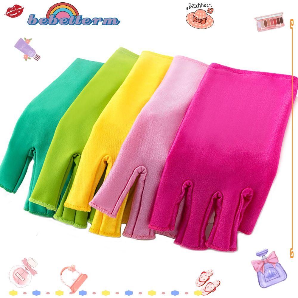 Găng Tay Bảo Vệ Móng Tay Chống Tia Uv Có Đèn Led Nhiều Màu Sắc