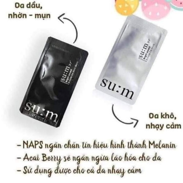 Mặt nạ sủi bọt SUM