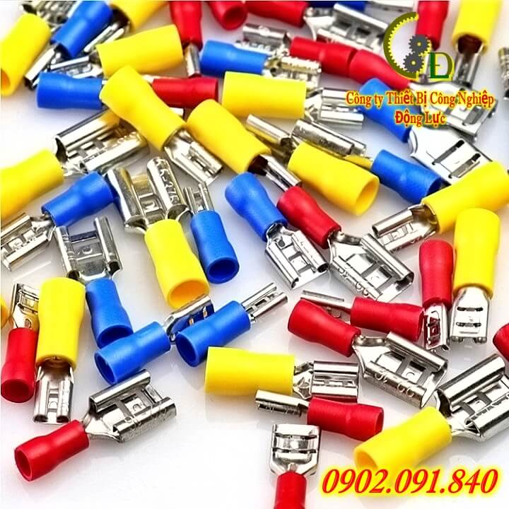 Đầu cos ghim đực hoặc cái FDD MDD 5-250, cốt âm dương bấm dây điện, cosse cót đồng cắm bình nóng lạnh, ăc quy