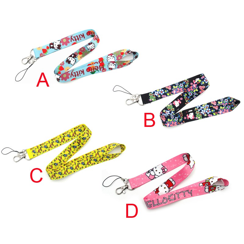 Dây Đeo Điện Thoại In Hình Hello Kitty