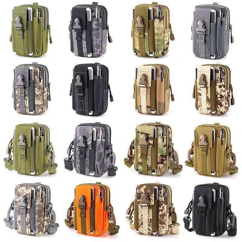 Túi đeo hông đi phượt, túi đeo thắt lưng vải 600D Oxford chống nước tiện dụng đựng điện thoại 6.5 inch